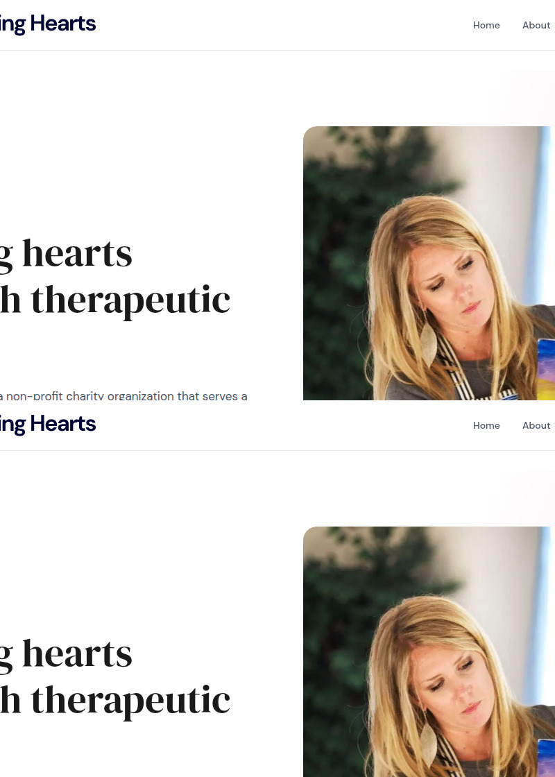Art Healing Hearts website